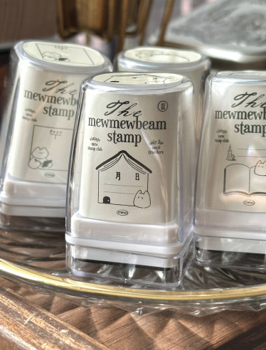 Mewmewbeam｜貓貓復古墨水印章 Ver.2（共四種）