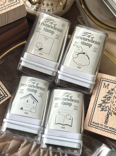 Mewmewbeam｜貓貓復古墨水印章 Ver.2（共四種）