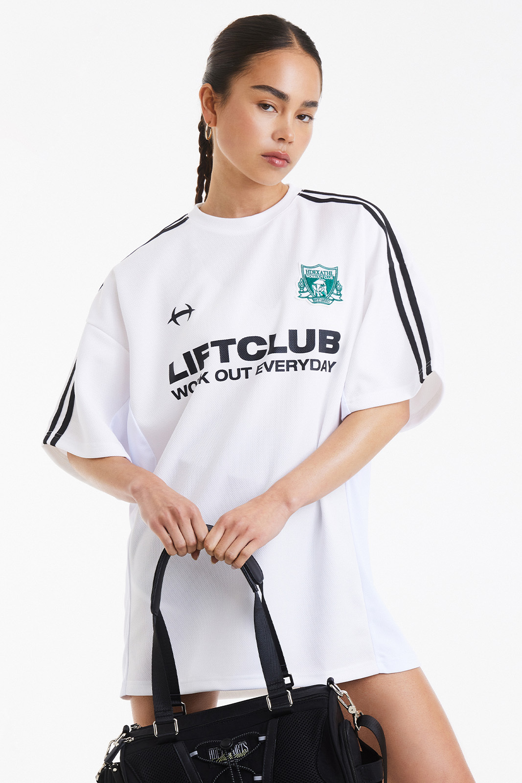 HDEX Binding Mesh Short Sleeve - WHITE