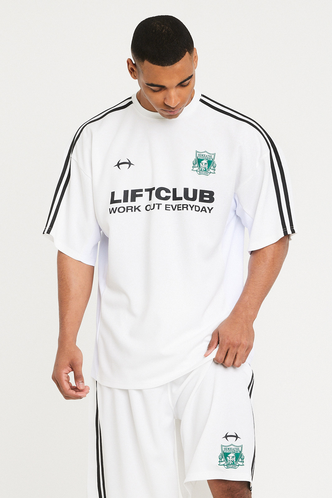 HDEX Binding Mesh Short Sleeve - WHITE