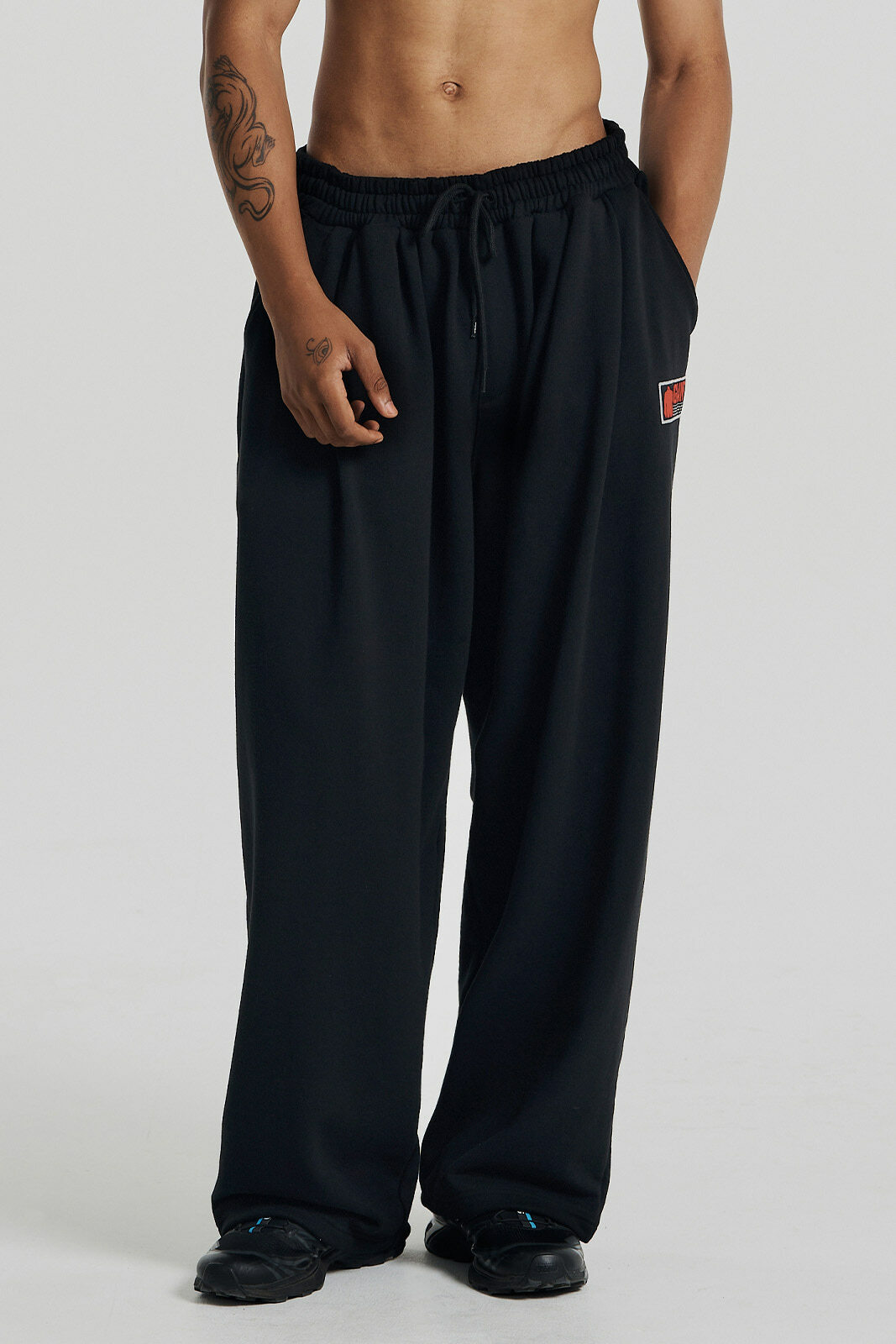 HDEX Giant Fit Sweatpants - BLACK