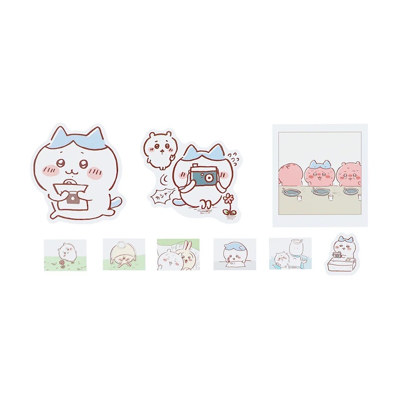 Sun-star Chiikawa Sticker Pack－Camera (Japanese Stationery Brand)