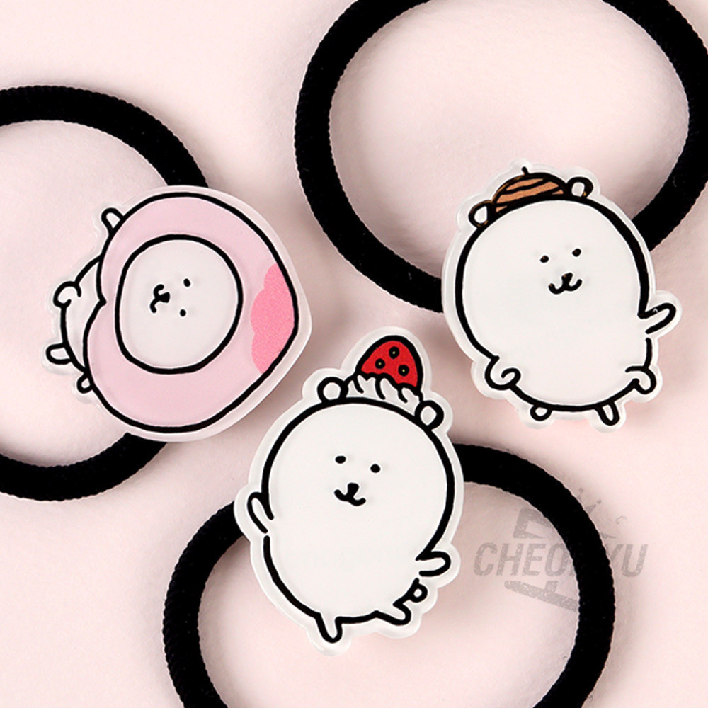 現貨｜韓國限定 白熊 橡筋髮圈 Hair Tie