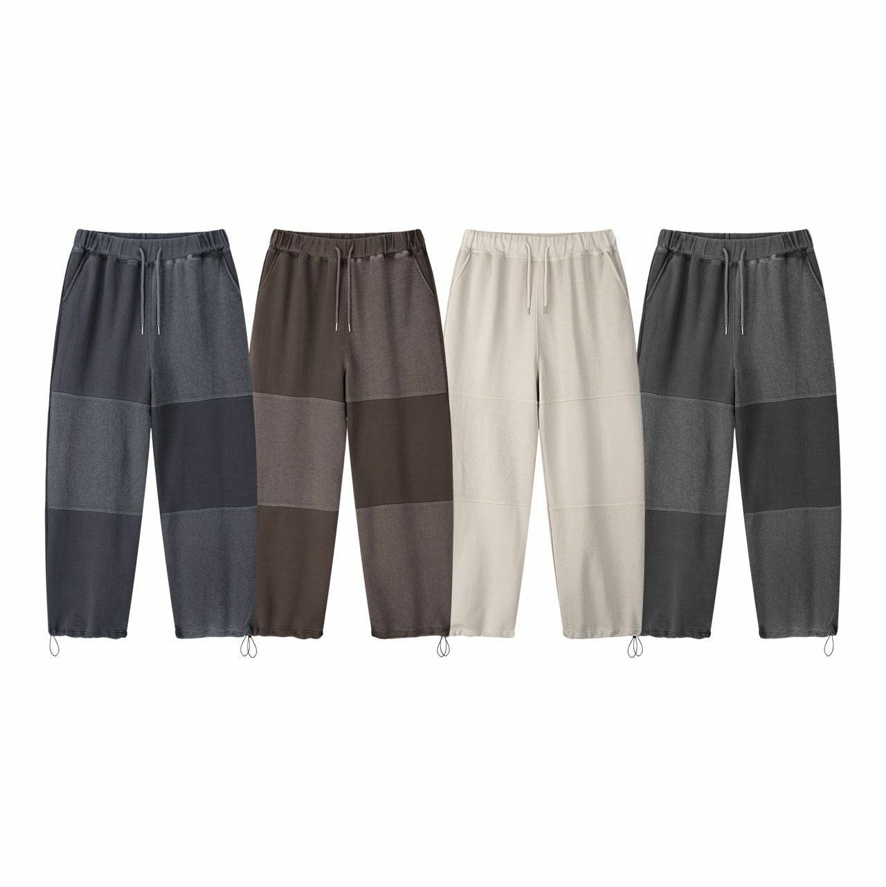 拼色可束腳鬆身運動褲 Votus-076P