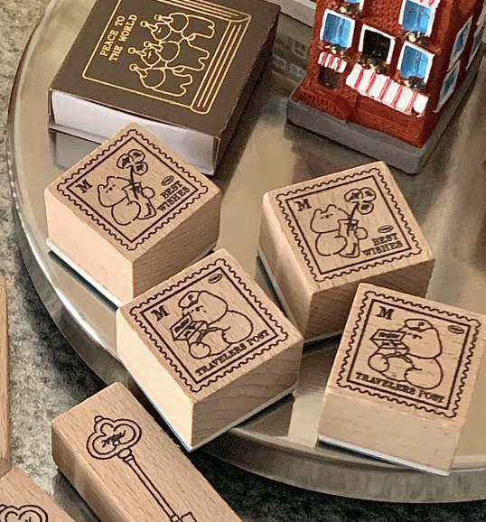 Mewmewbeam｜貓貓復古木頭印章 Ver.3（共兩種）