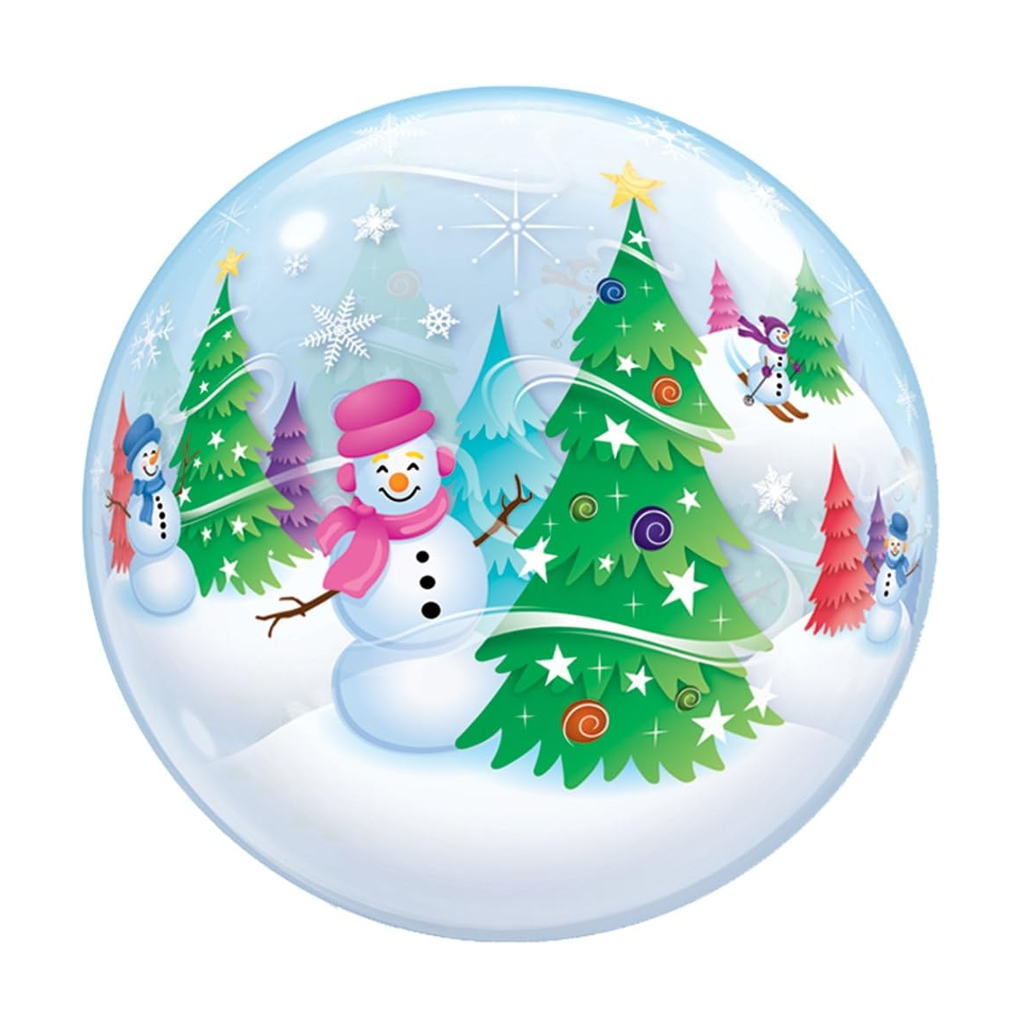 聖誕節單品丨泡泡球-歡樂聖誕雪人