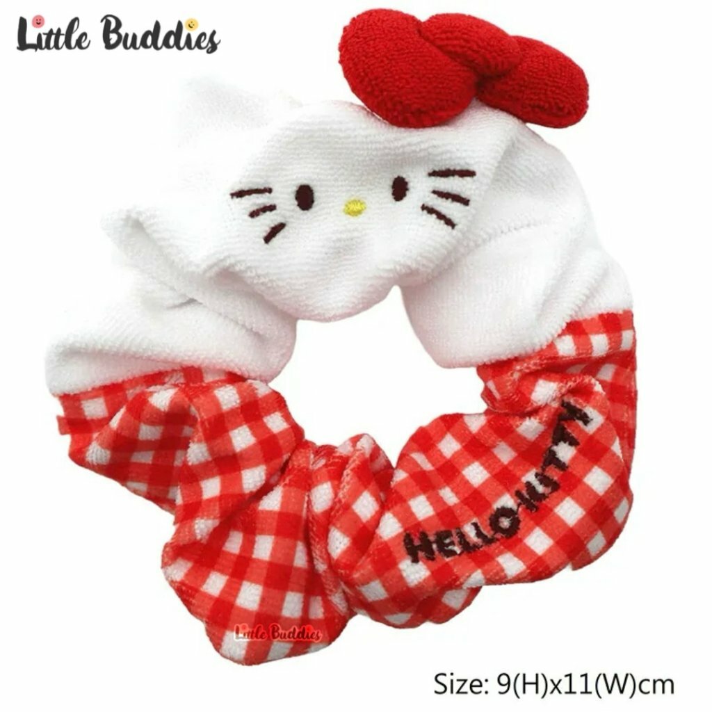 Sanrio 毛巾料拼布款髮圈