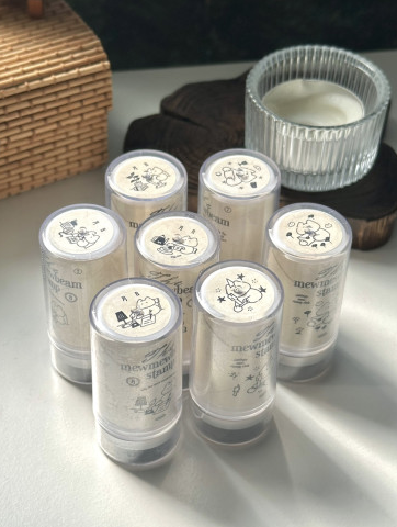 Mewmewbeam｜貓貓復古墨水印章 Ver.1（共八種）