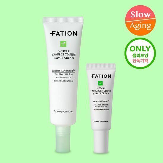 [31/05 - 30/06] FATION Nosca9 Trouble Toning Repair Cream 50ml [Olive Young Planning Set]