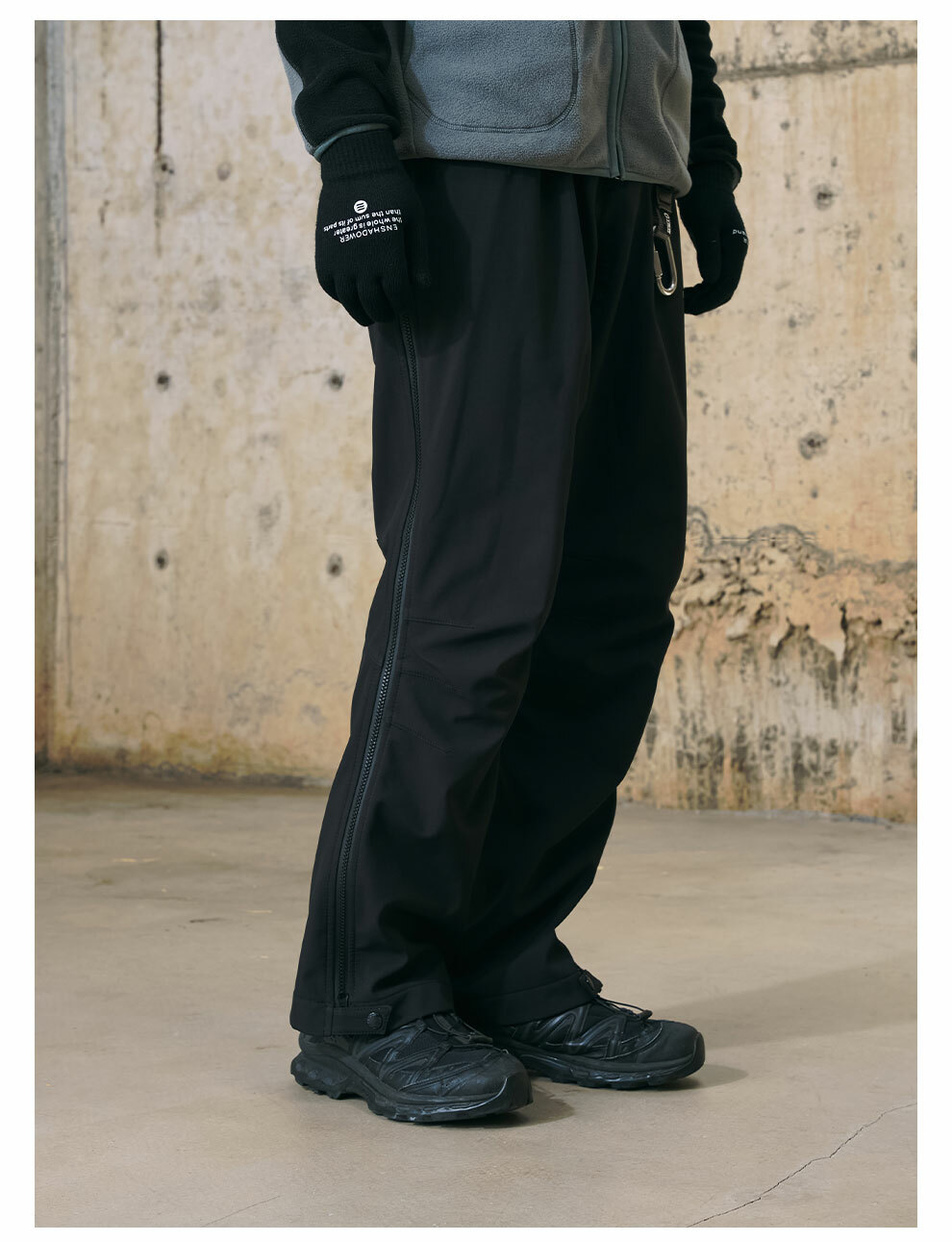 ENshadower隱蔽者 Teflon三防側開拉鍊軟殼褲