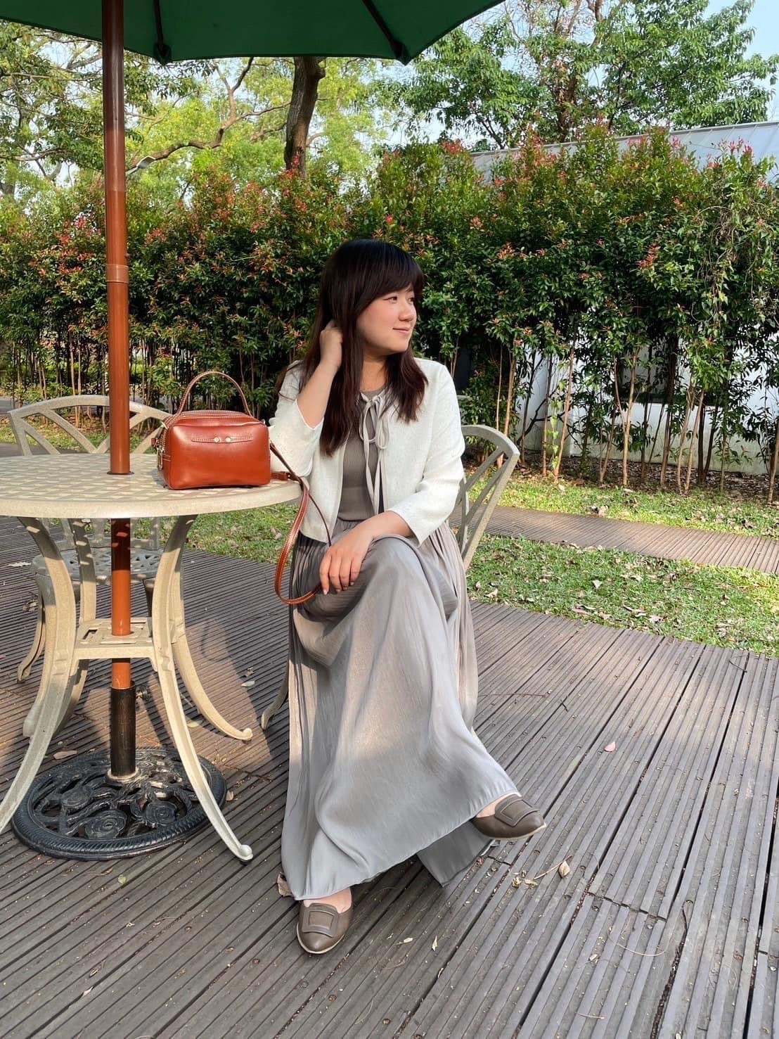 🇰🇷腰間V型設計背心洋-灰綠