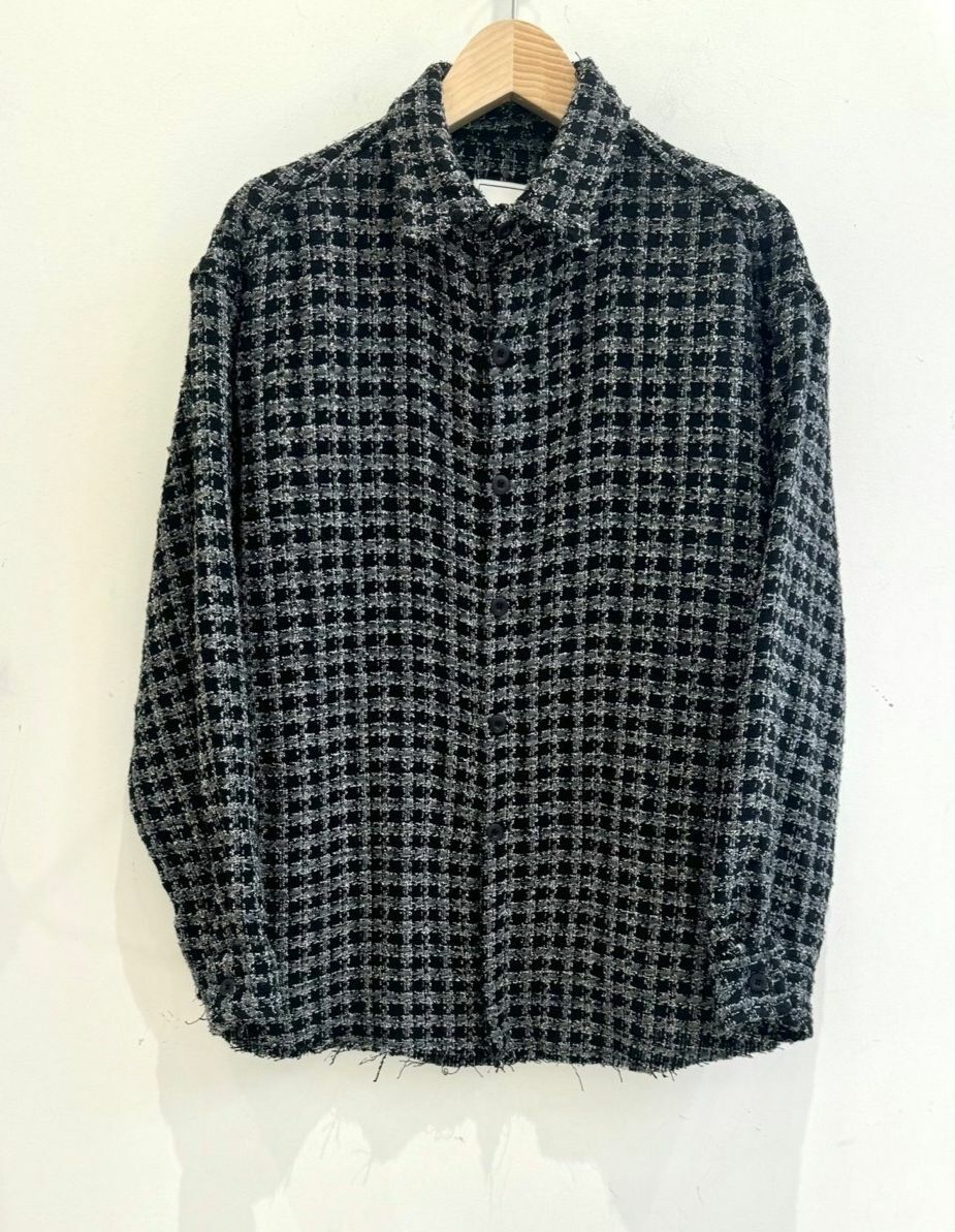 格紋長袖恤衫 VOID-049S