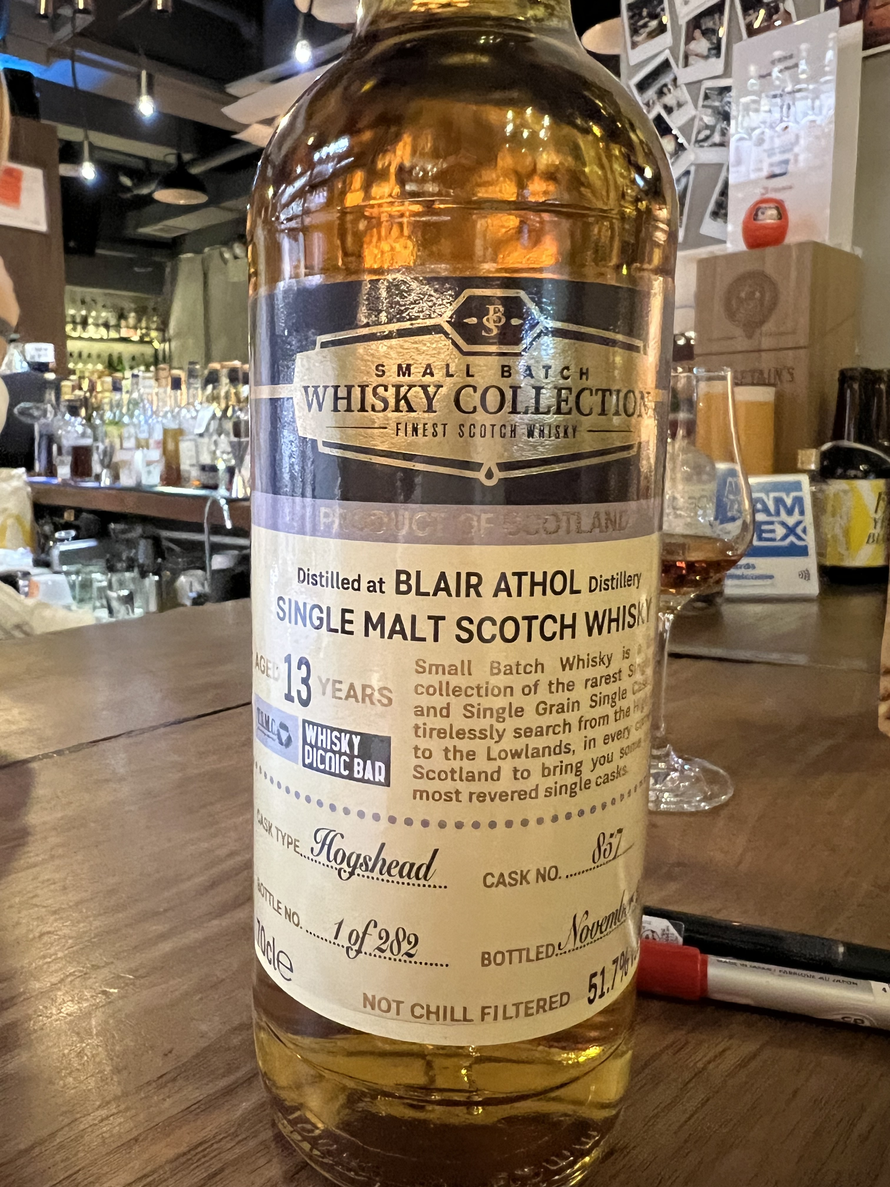 TSMC x Whisky Picnic Bar Blair Athol 2009/2023 13YO Hogshead 857 51.7%