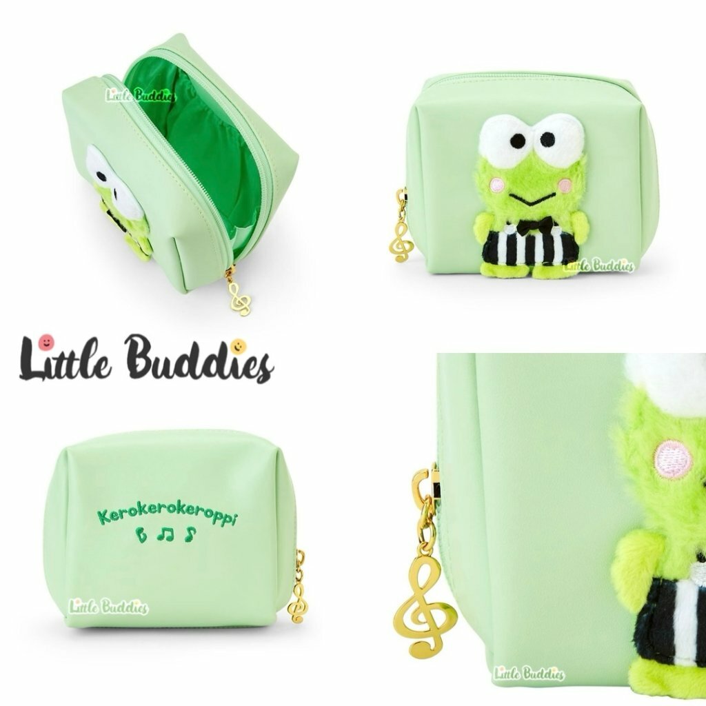 日本 Sanrio 多用途拉鏈袋 - Kero Kero Keroppi 青蛙仔 x AP鴨 音樂主題系列