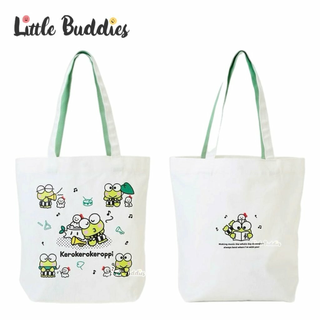 日本 Sanrio 手提袋 - Kero Kero Keroppi 青蛙仔 x AP鴨 音樂主題系列