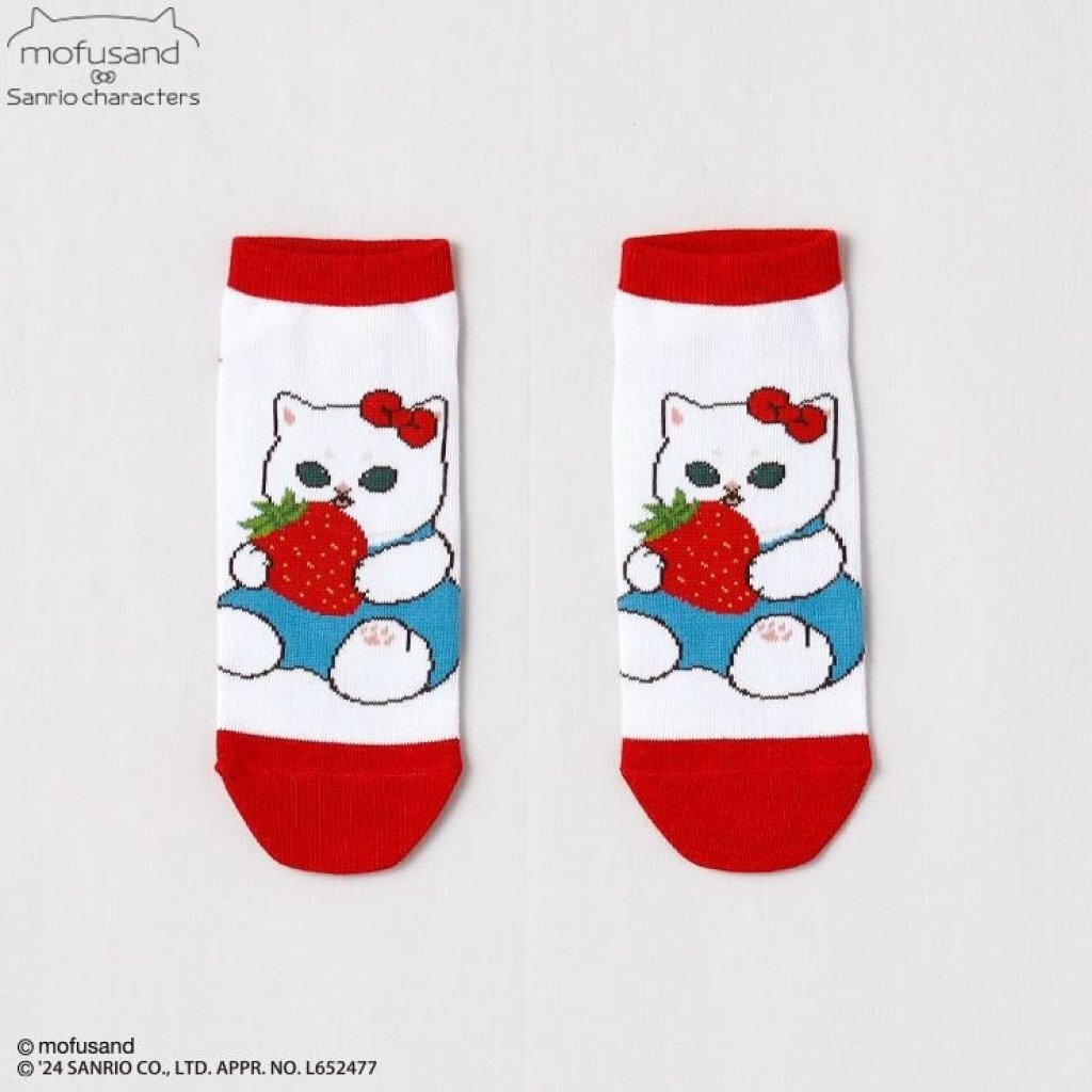 日本 Sanrio x mofusand 襪 第二彈