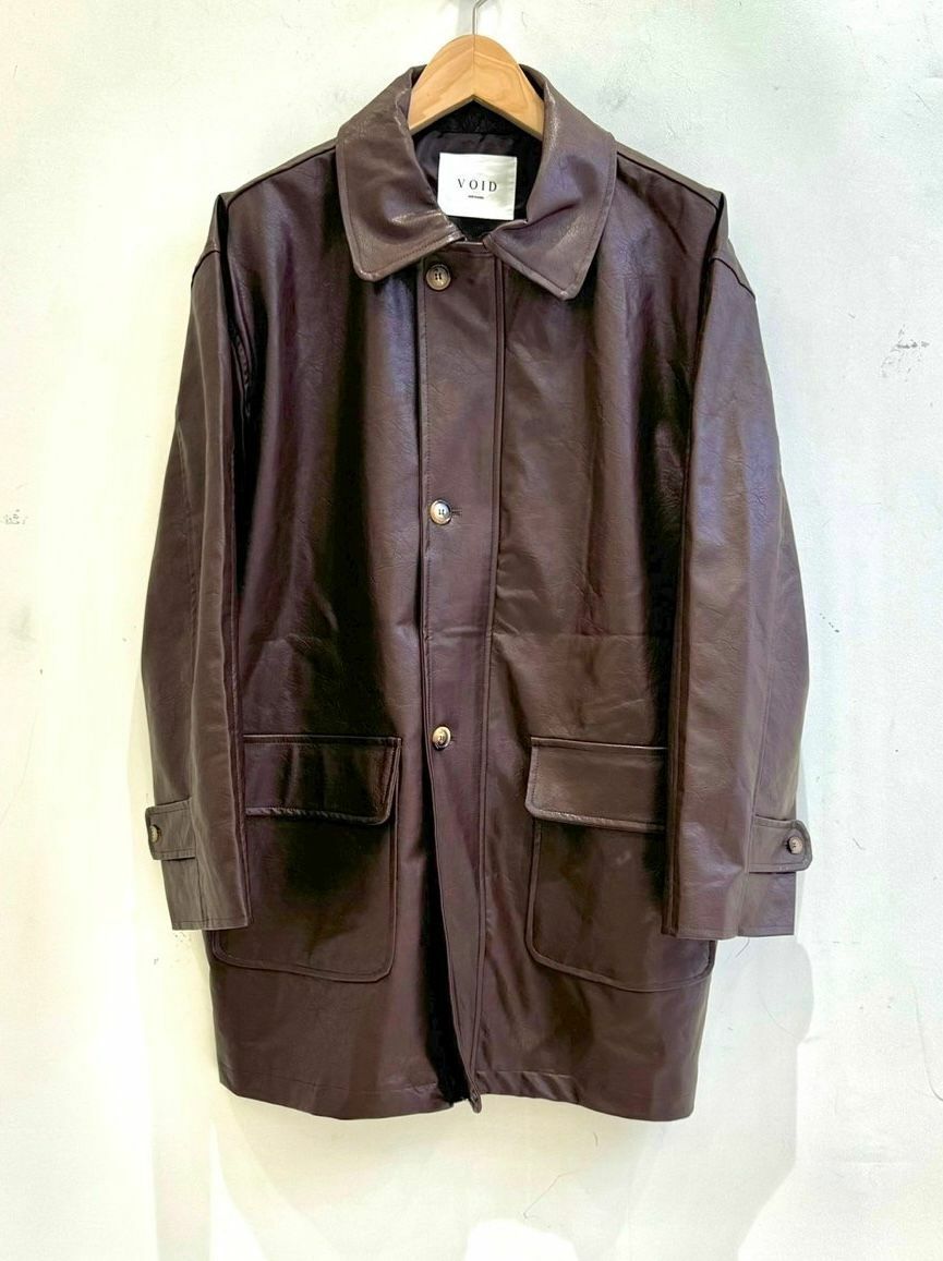 反領合成皮褸 VOID-055JK