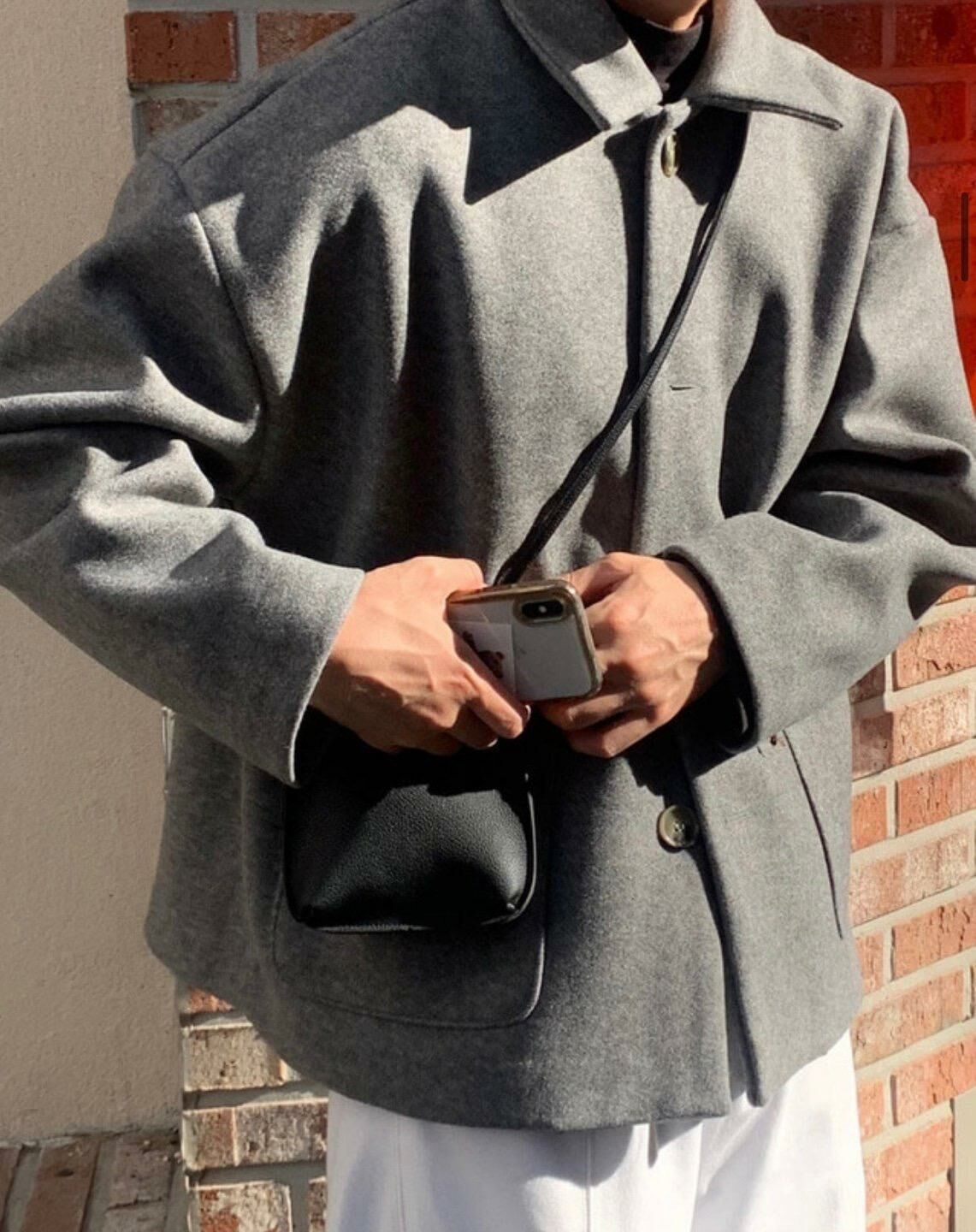 反領開胸外套 VOID-060JK