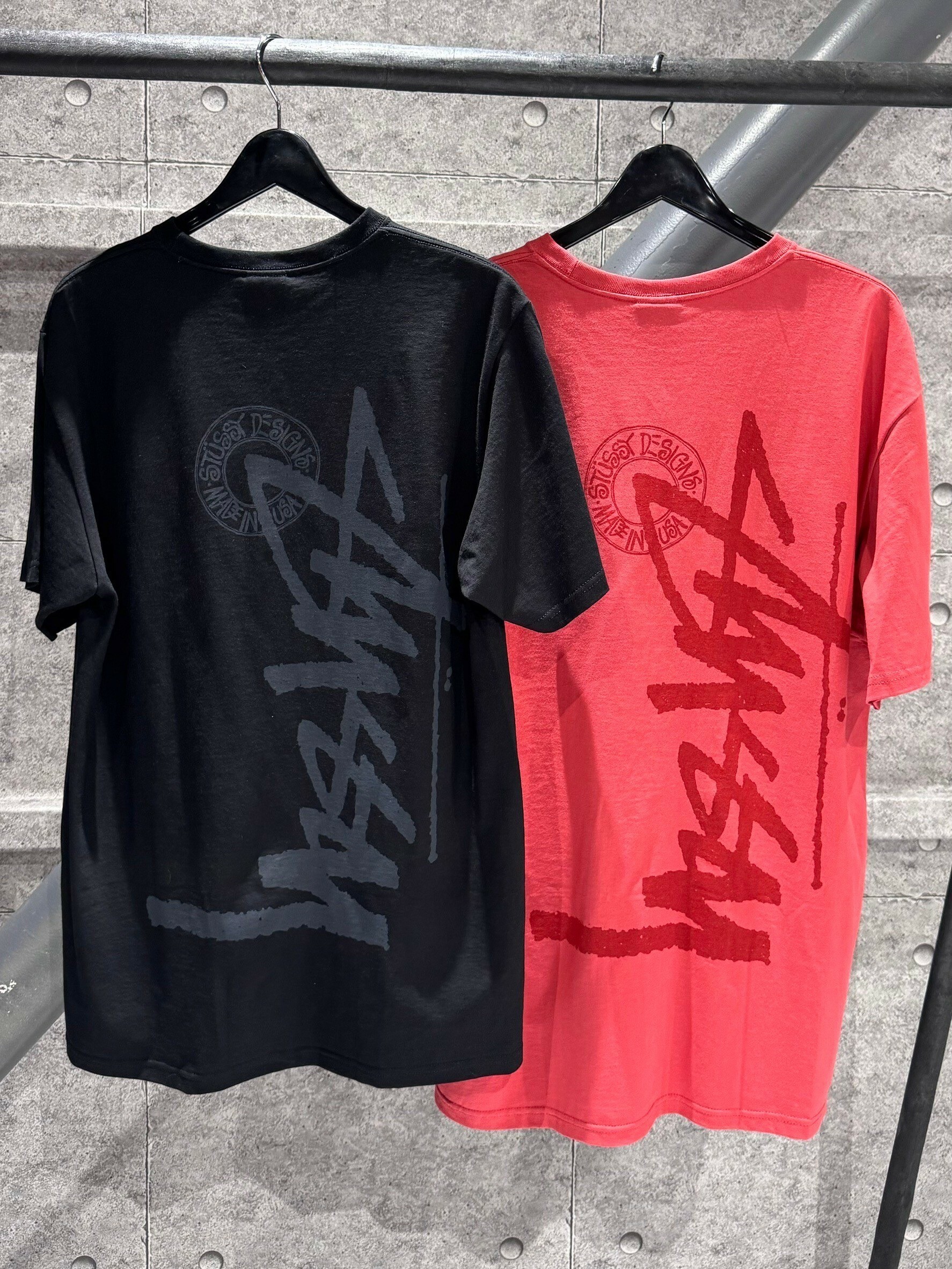 STUSSY BUANA STOCK TEE Back Side Big Logo Short Sleeve