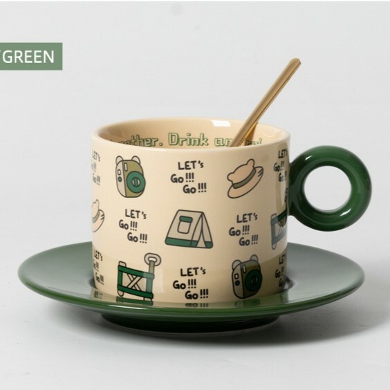 《5178》韓系插畫復古馬克杯 250ml