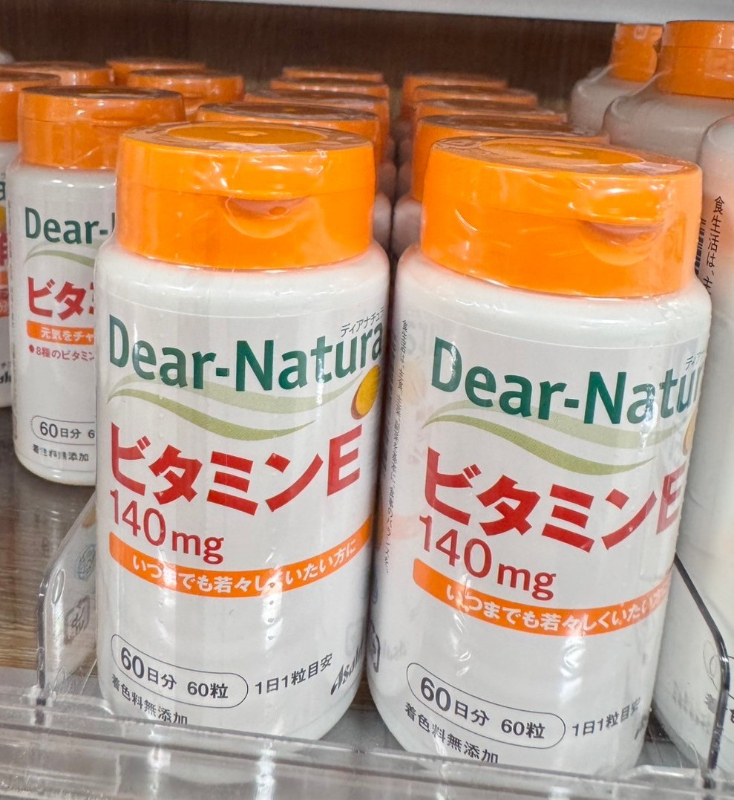 日本 Asahi Dear-Natura 維他命E 140mg 60日份 抗氧化營養補充