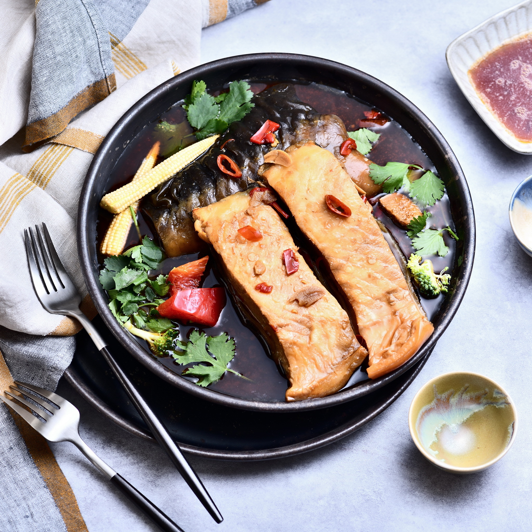 冷凍-鱘龍魚排 200g/5包 -醬燒口味(熟)