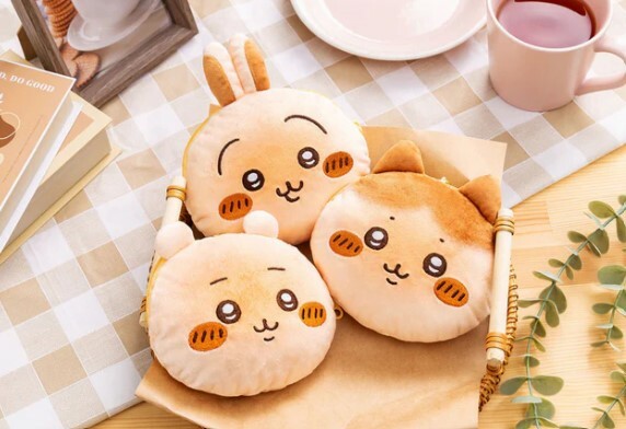 現貨- Chiikawa 日本正版 麵包店系列 麵包頭 匙扣袋仔