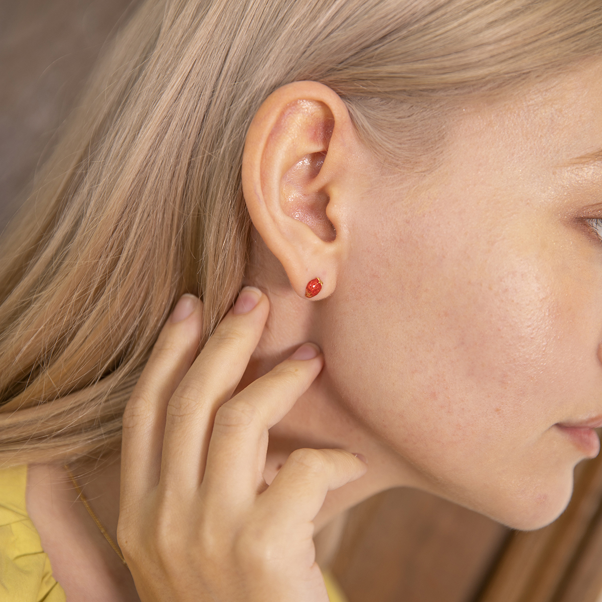 Palnart Poc 春日草莓耳環