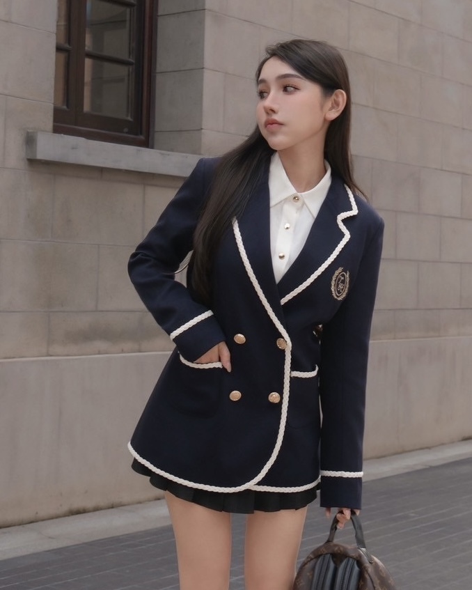 訂製-金絲刺繡學院西裝外套