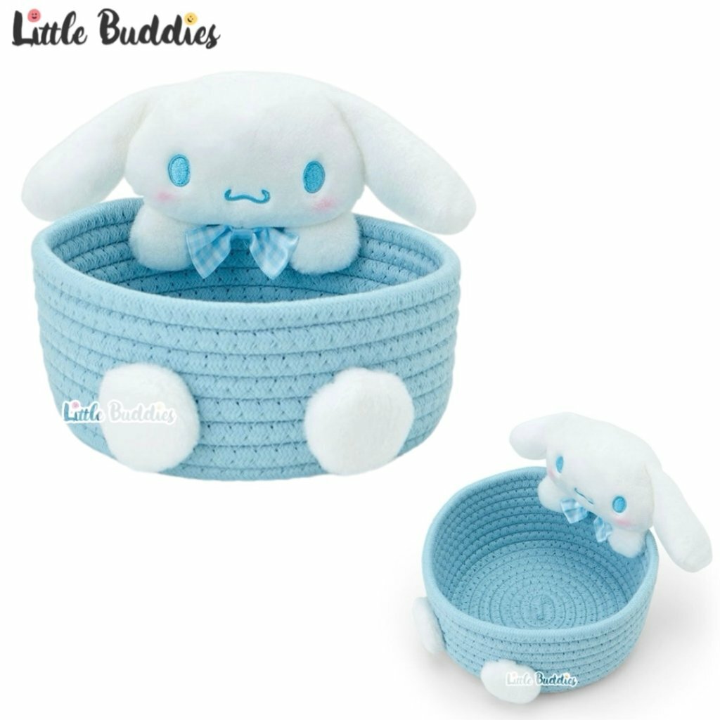 日本 Sanrio 藤籃款收納籃 (M)