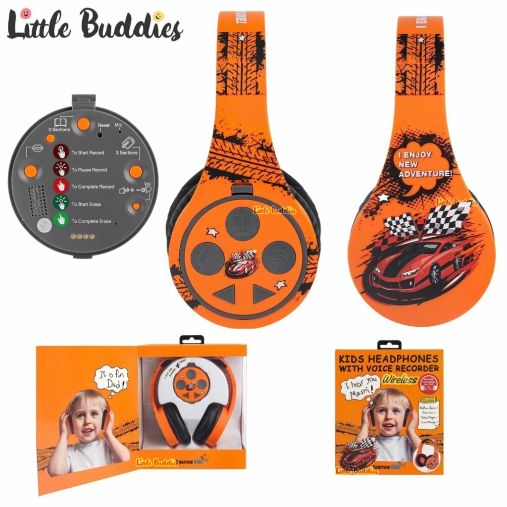 Sparrow Kids 兒童安全無線耳筒連錄音器
