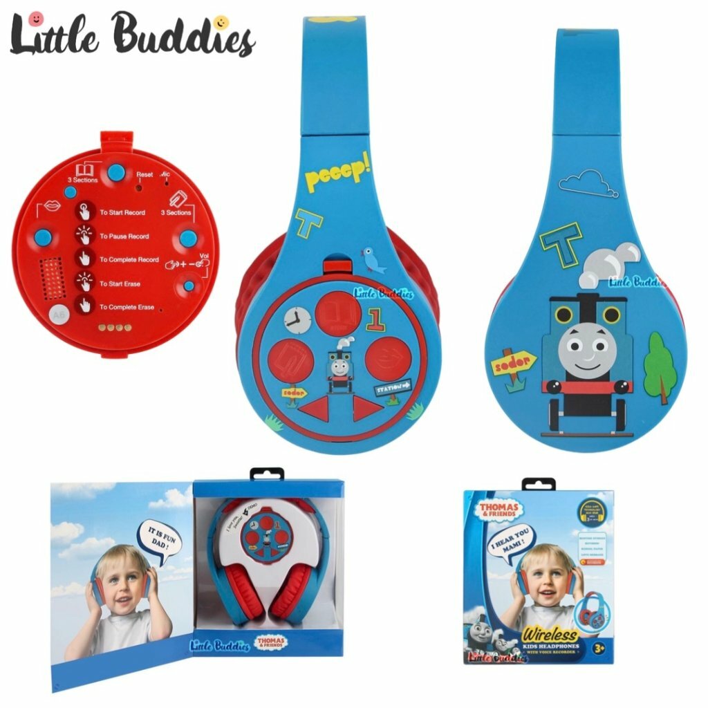 Thomas & Friends x Sparrow Kids 兒童安全無線耳筒連錄音器