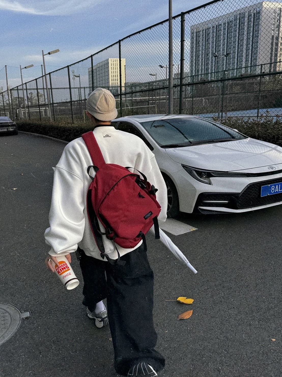 Aurocean 奶痞少年復古運動500克加絨衛衣