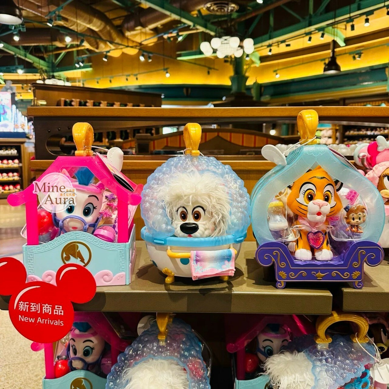 公主系列 Princess Line 泡澡造型 洗澡 玩具組 -上海迪士尼樂園