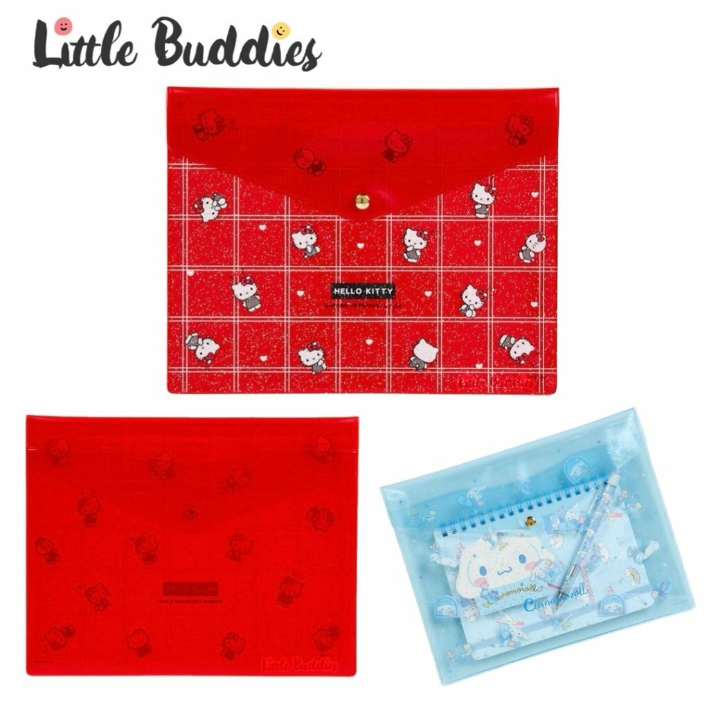 日本 Sanrio 扁身信封型多用途袋