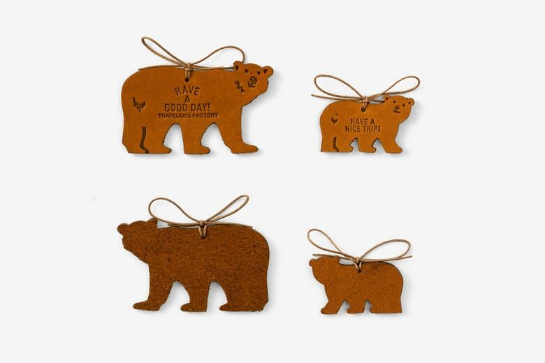 北極熊親子 2入皮革吊飾 TFA限定｜日本 Traveler’s Notebook