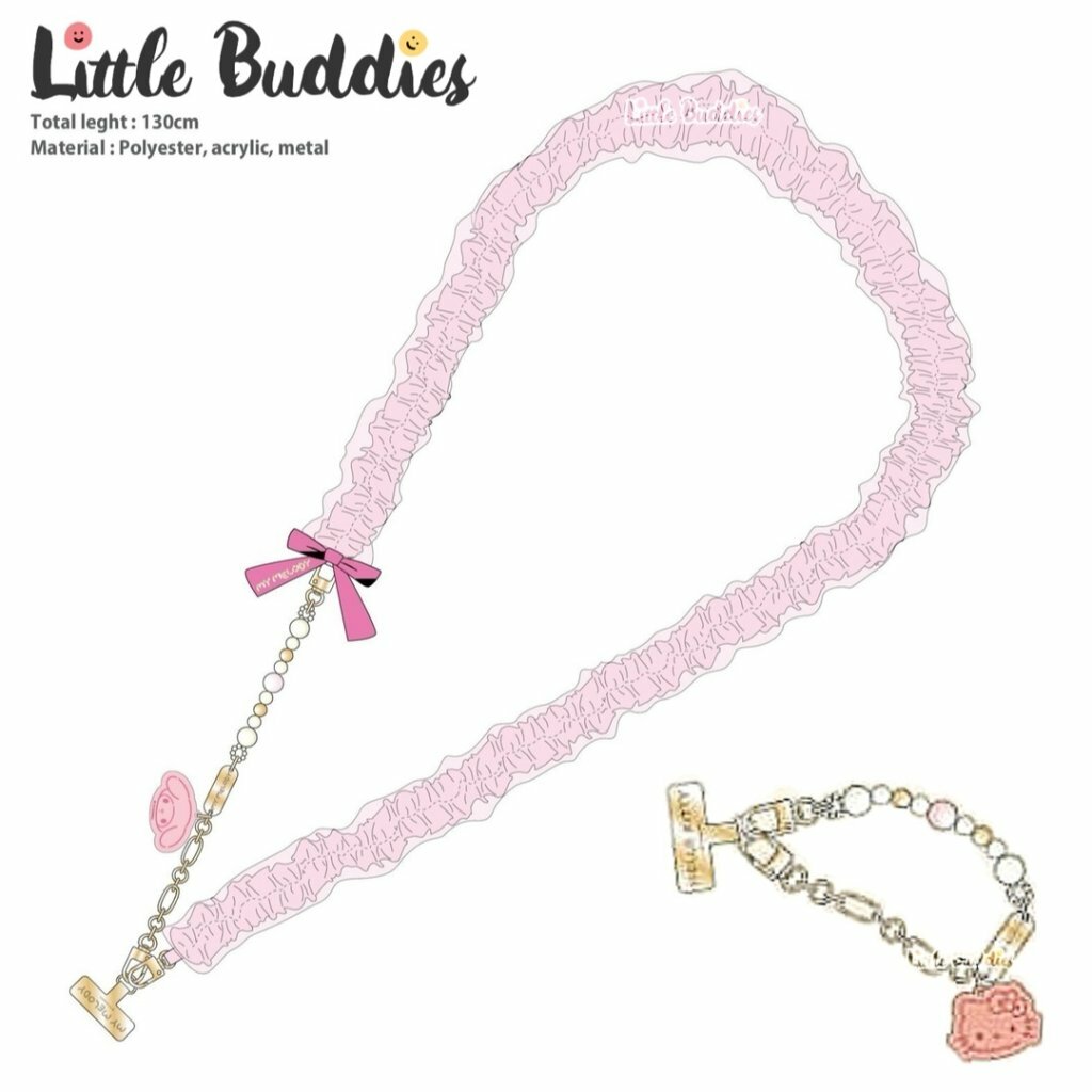 Global Sanrio 蝴蝶結款系列 - 兩用手機揹帶 / 背帶 