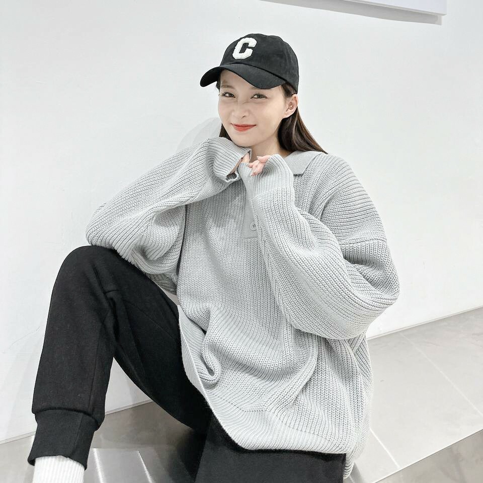 Polo 素色針織毛衣 (3colors )