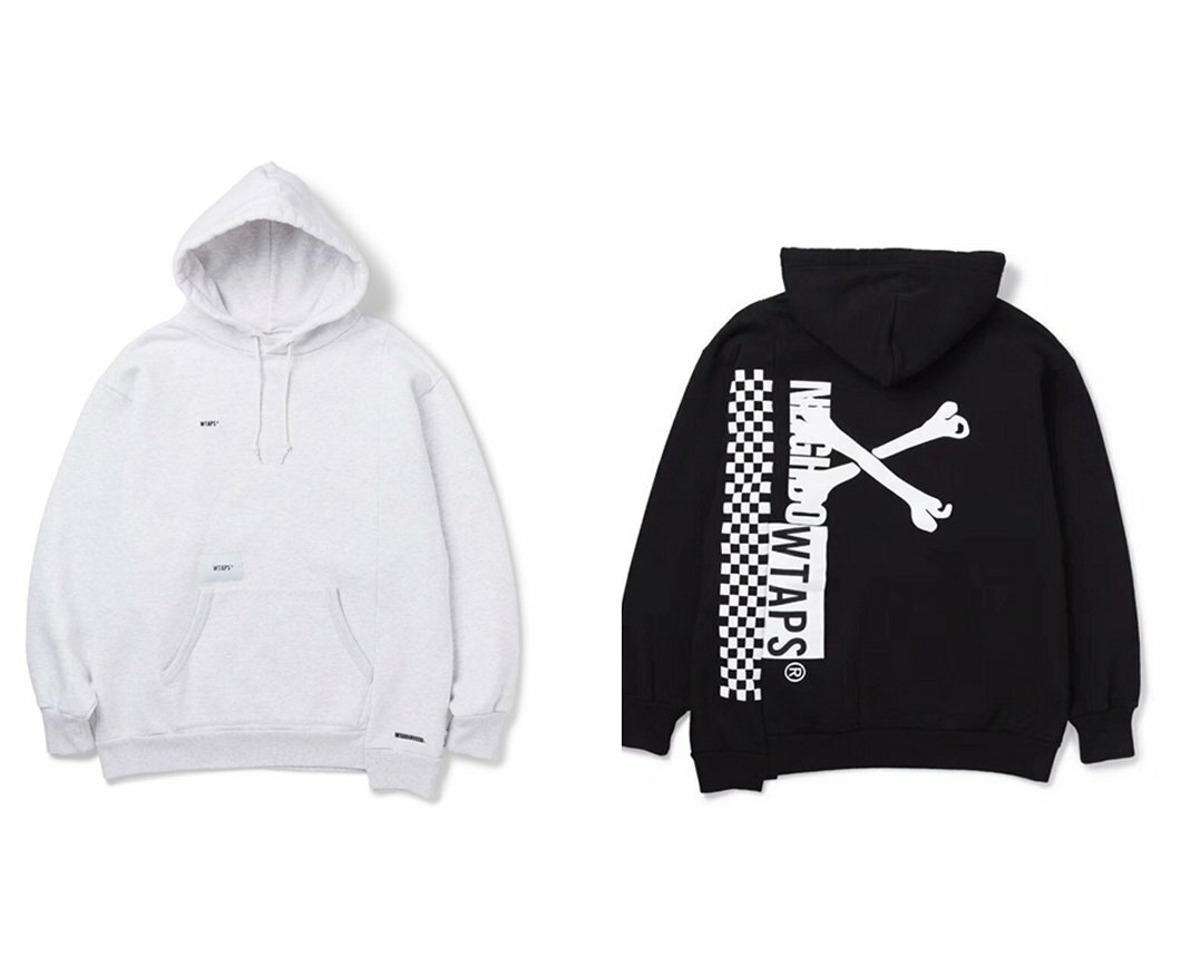 2019AW NEIGHBORHOOD WTAPS NBHD RIPPER HOODED 骨頭長袖帽T