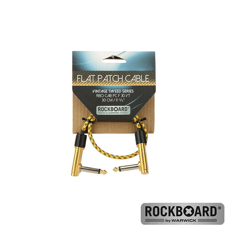 RockBoard Vintage Tweed Series 扁頭 效果器短導線