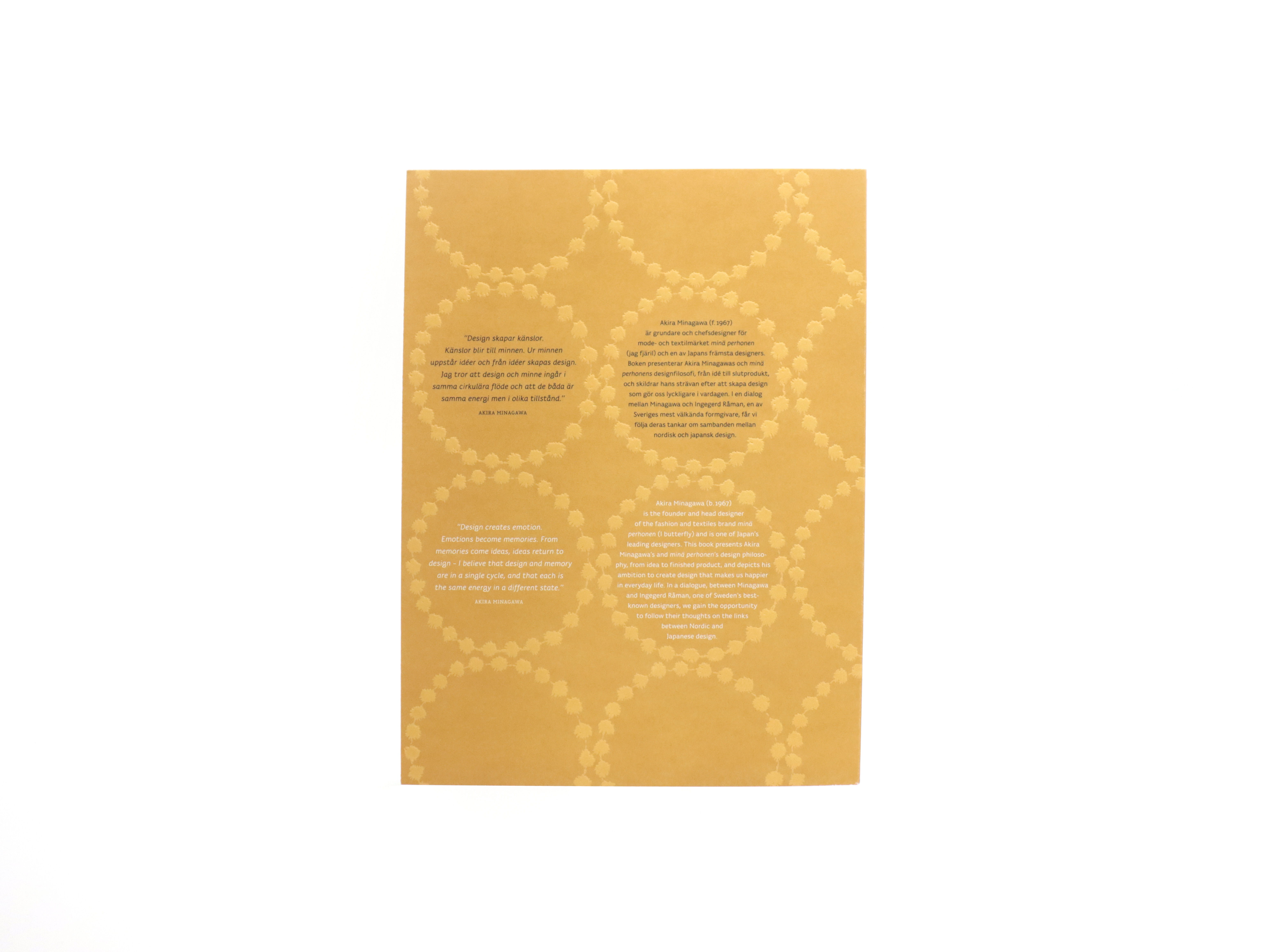 minä perhonen｜DESIGN = MEMORY 展覽專刊