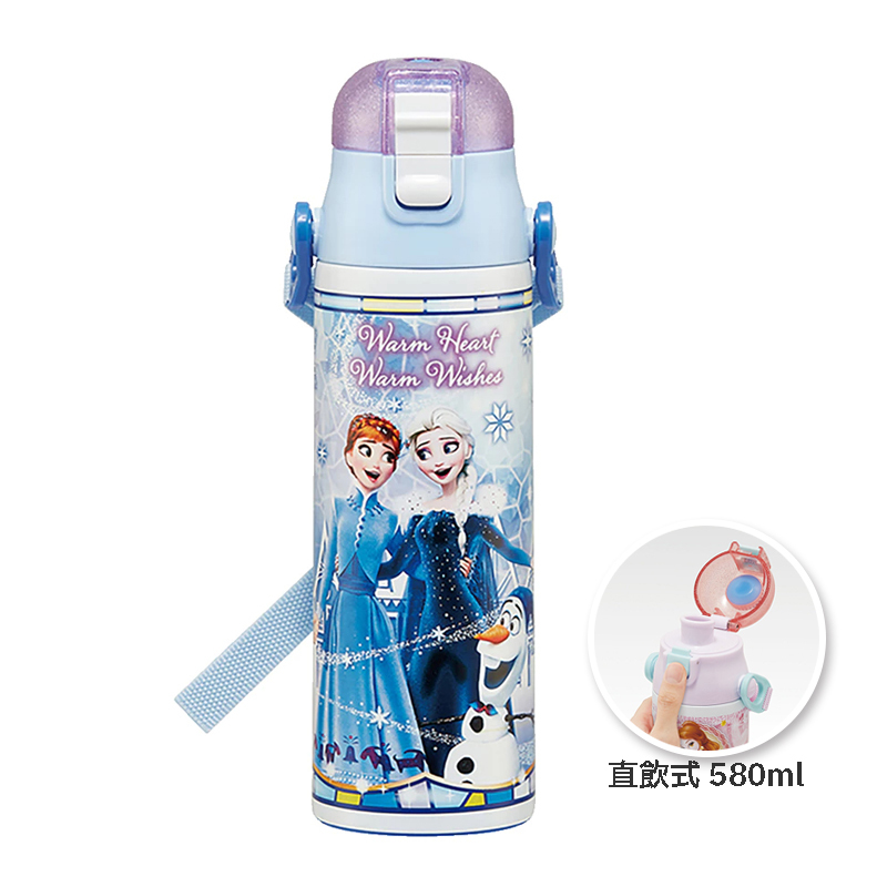 Skater 大容量不鏽鋼直飲保溫水壺 580ml