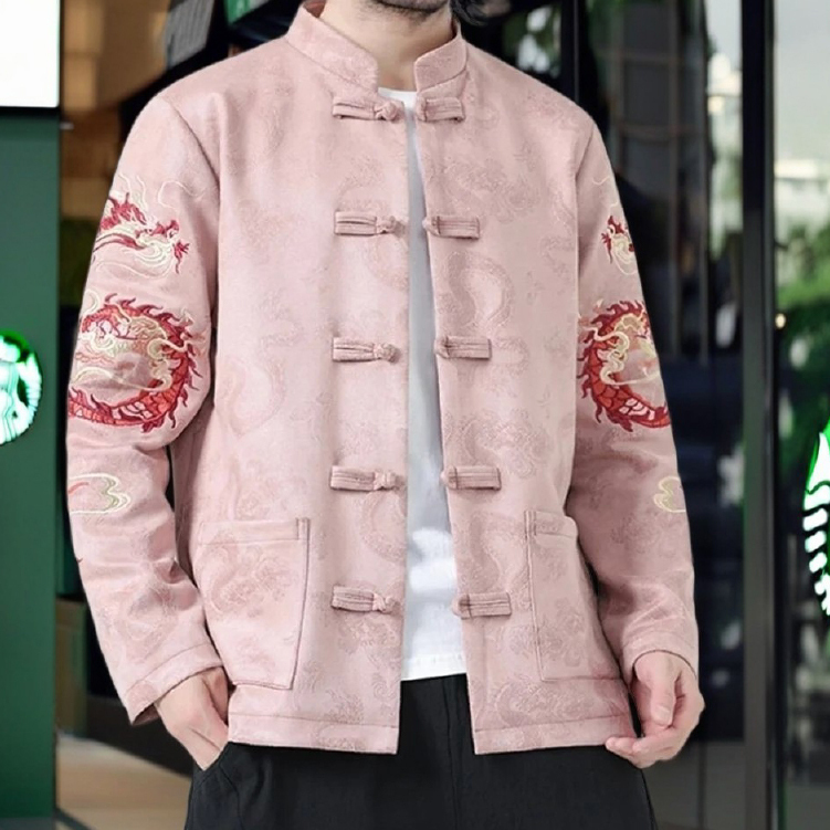 雙臂龍唐裝外套