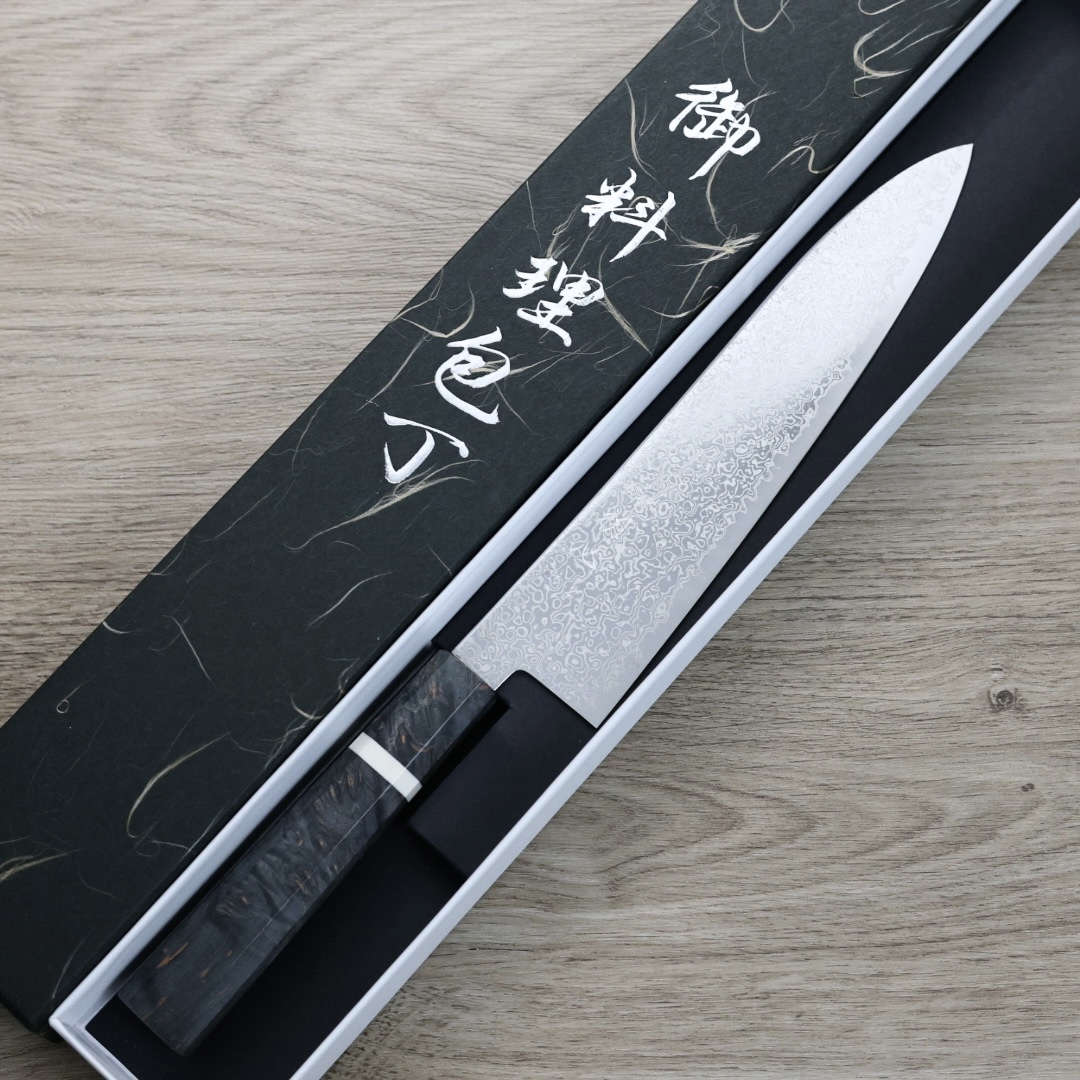 初心 細冰 和牛刀 210mm SG2鋼 大馬士革