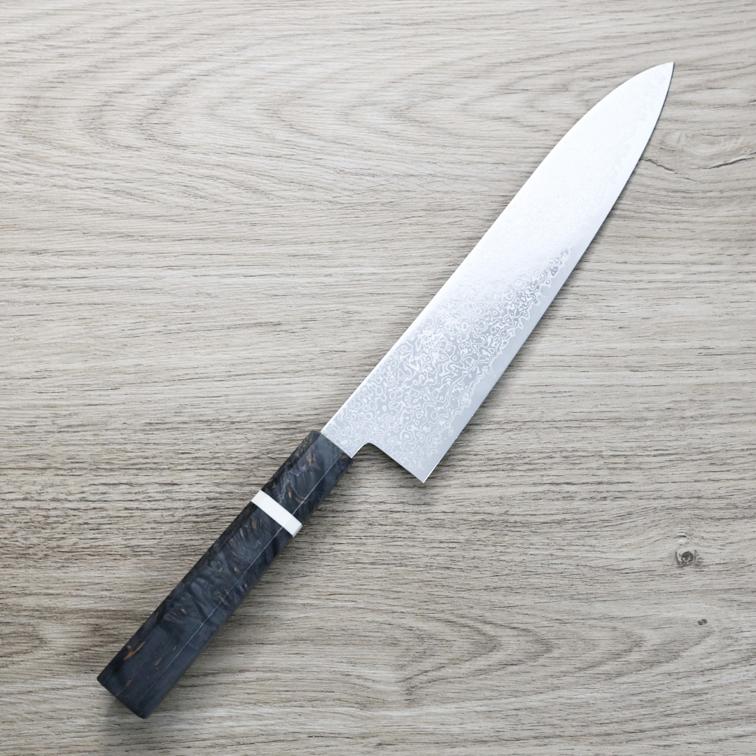 初心 細冰 和牛刀 210mm SG2鋼 大馬士革