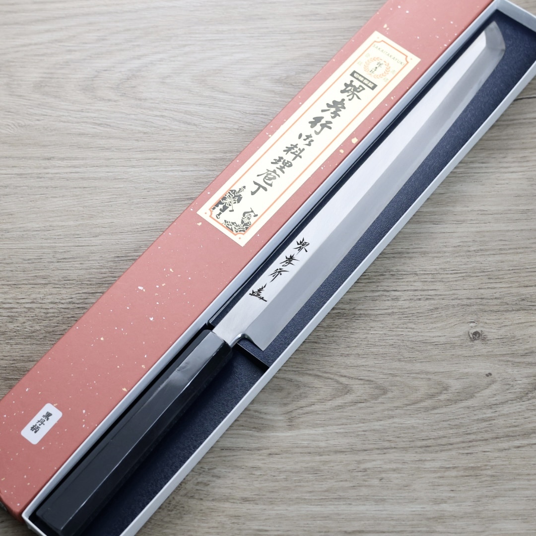 堺孝行 先丸蛸引 300mm 銀三鋼 黑檀柄