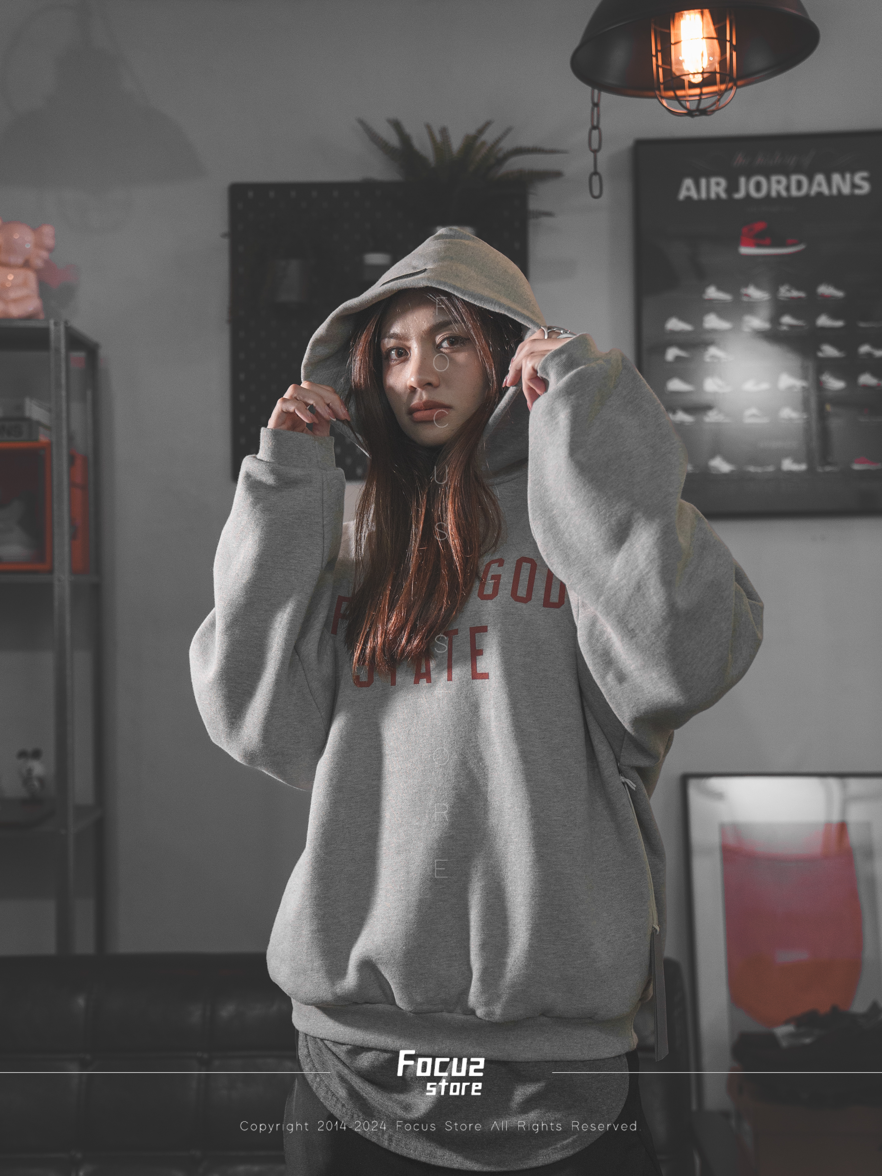 【Focus Store】現貨秒發 Fear of God Essentials FW24 Back To School系列 Fleece Hoodie "Dark Oat" 燕麥灰 192BT246251F