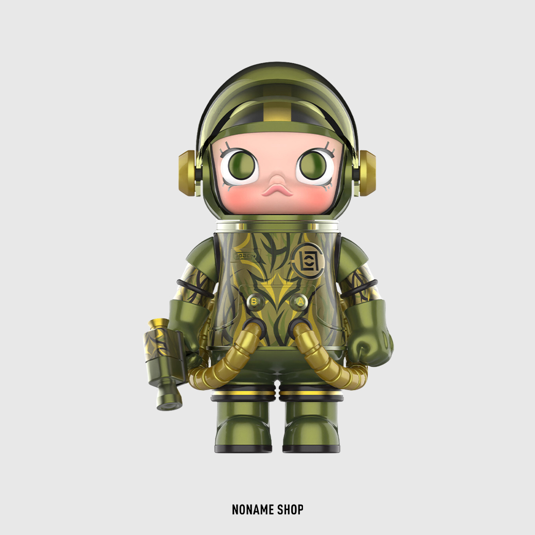 POP MART 泡泡瑪特 MOLLY SPACE MOLLY 100% 凝結集團 蘆薈綠荊棘