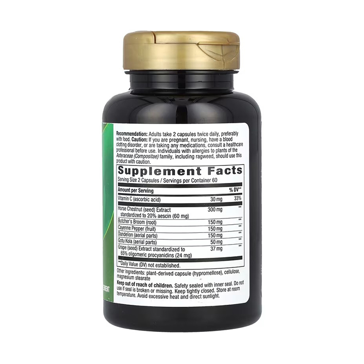 Nature's Way Premium Blend Leg Veins, 120 Vegan Capsules