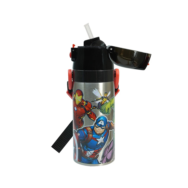 Skater 吸管不鏽鋼保溫水壺 400ml